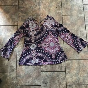patterned shirt